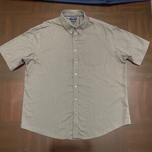 Mens Croft & Barrow XXL Grey short sleeve shirt
